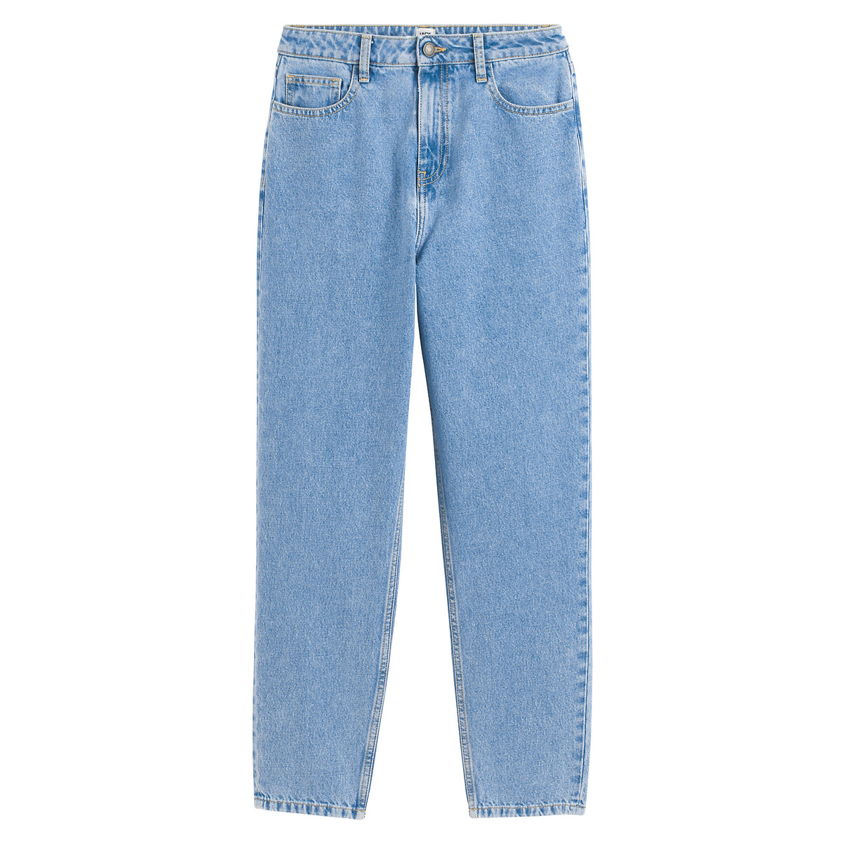 COLEÇÃO LA REDOUTE<br>Calça jeans boyfriend de cintura alta