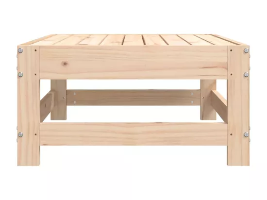 Repose-pied de jardin bois de pin massif