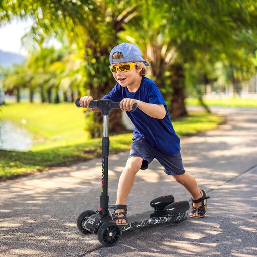 Patinete dobrável e ajustável Homcom para crianças