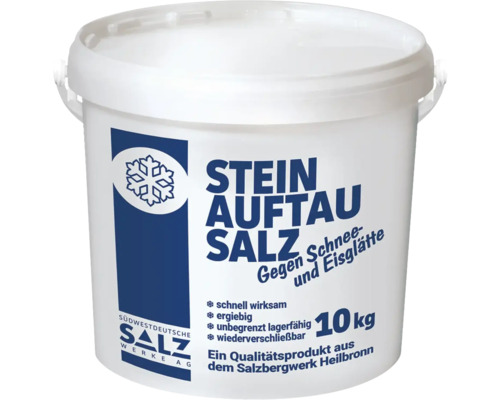 Steenzout, steenstrooizout, emmer 10 kg