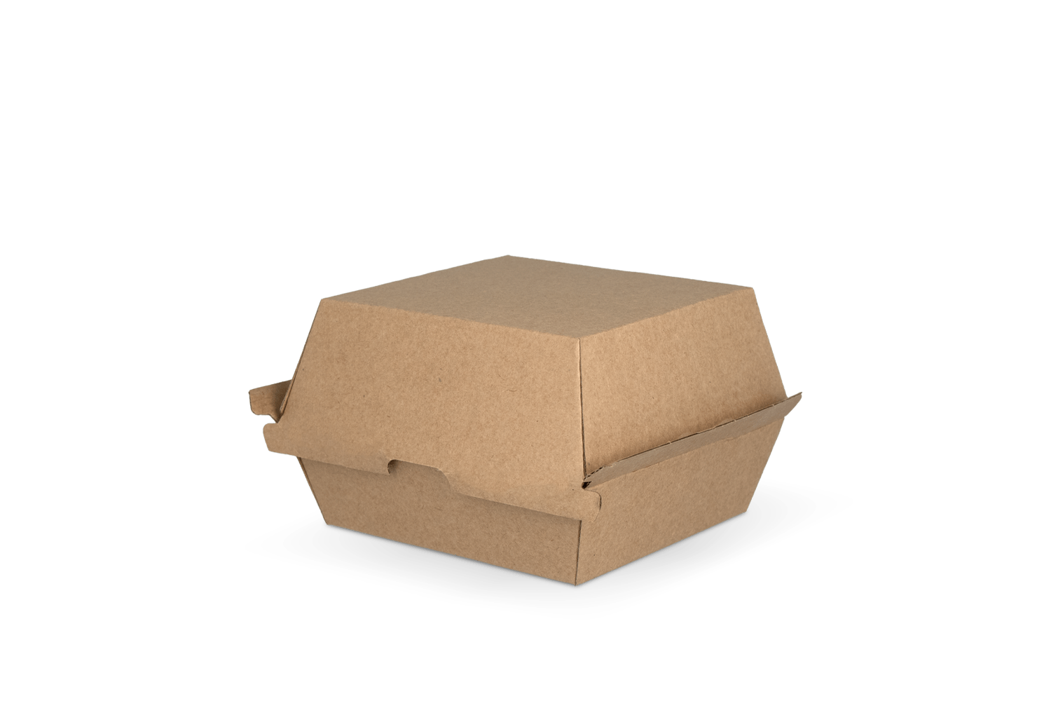 Hamburgerbakje Klein golfkarton kraft Bio