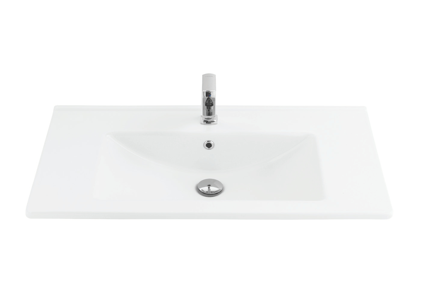 Sanicare Q7 keramische wastafel 85x45cm wit