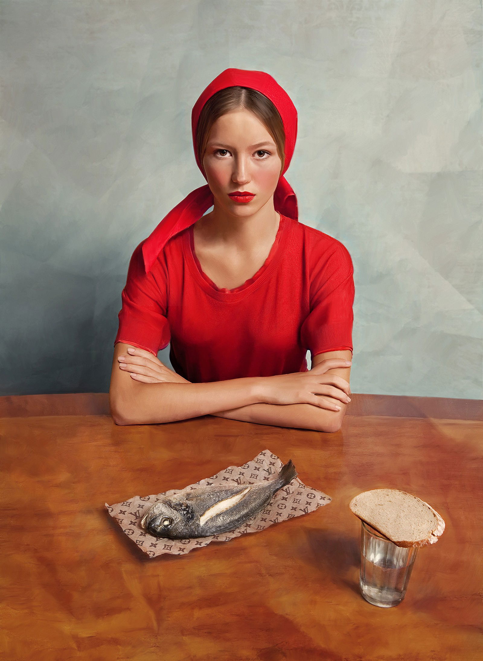 Girl with a Fish by Andrey Yakovlev & Lili Aleeva - Open Edition.