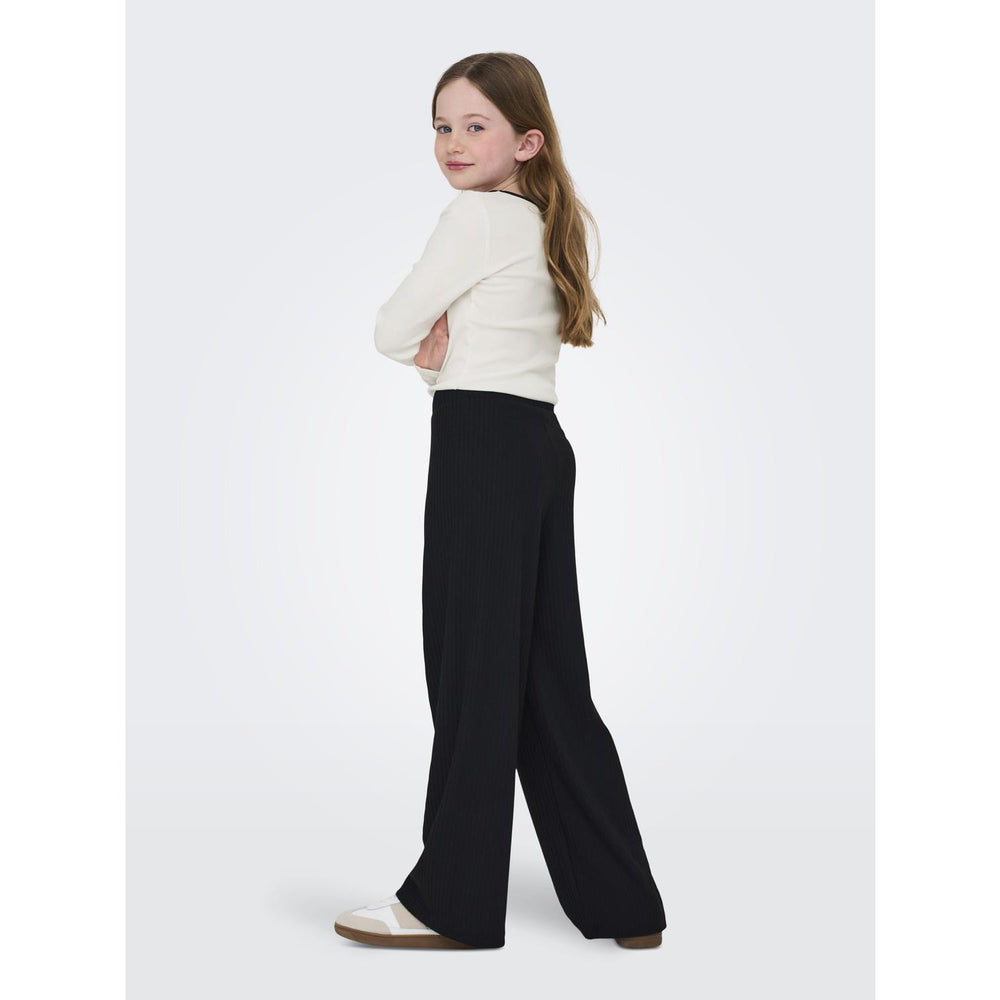 Køb kids ONLY Cloud Dancer Black Bow Kogsofia L/S Sløjfe Top Jrs