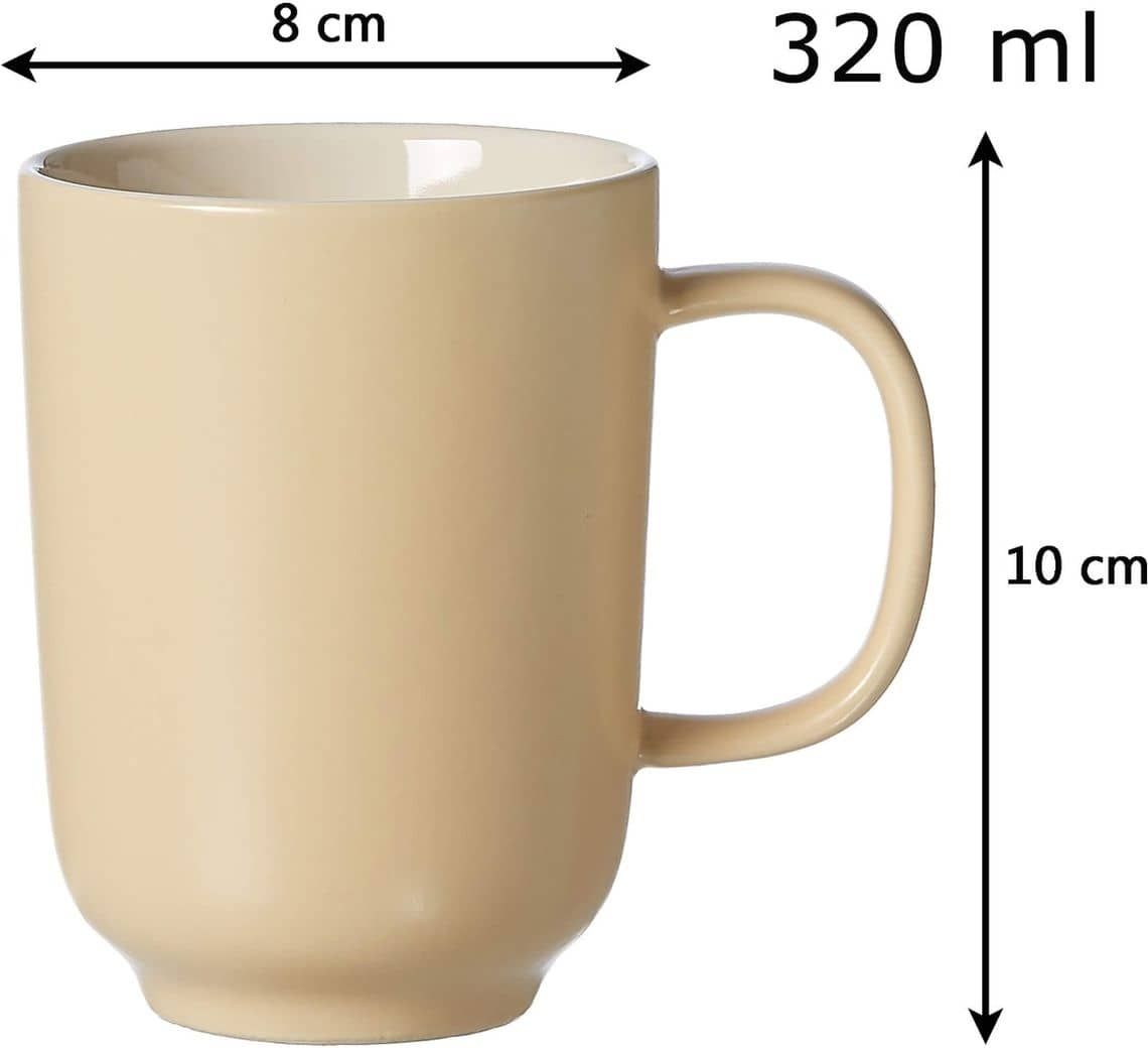 4er Set Kaffeebecher