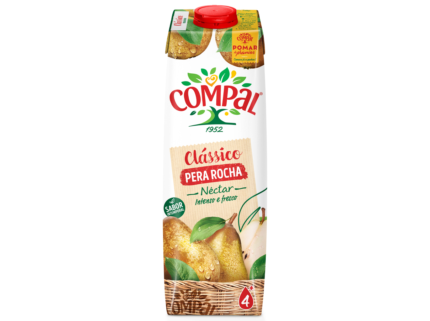 NÉCTAR COMPAL CLÁSSICO PERA 1L