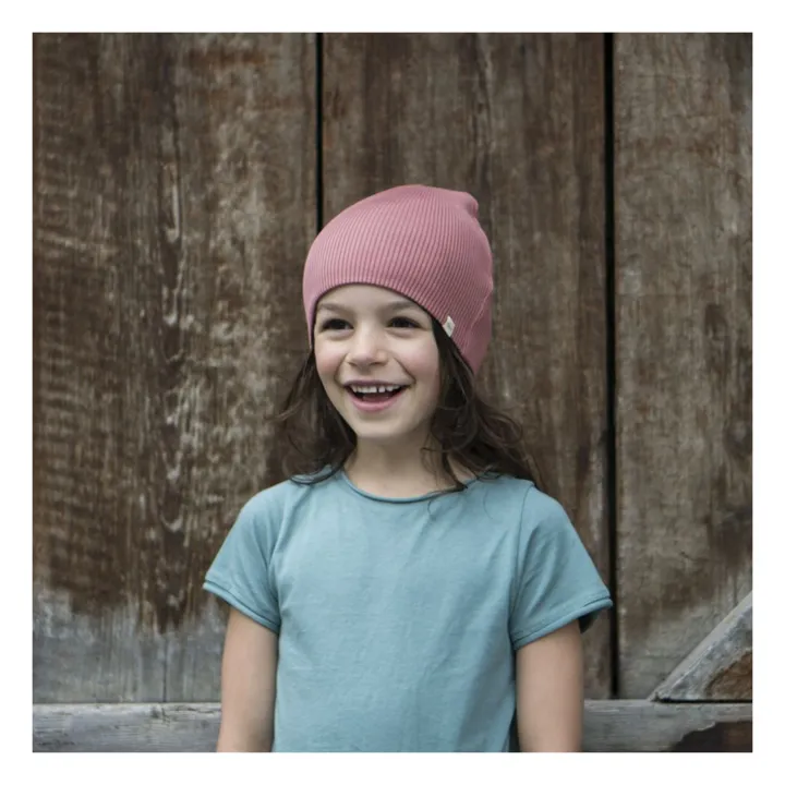 Minimalisma Bonnet en Soie Bambi | Vieux Rose