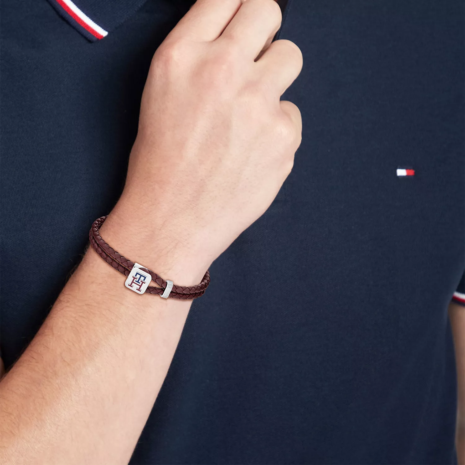 Tommy Hilfiger TH Monogram Armbånd Læder 2790533
