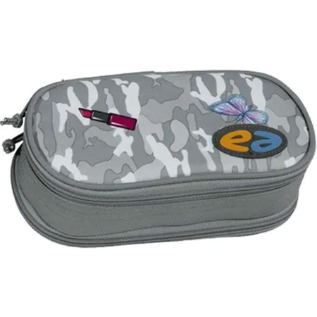 YZEA BOX Etui Box mit Zirkelfach WOW grau