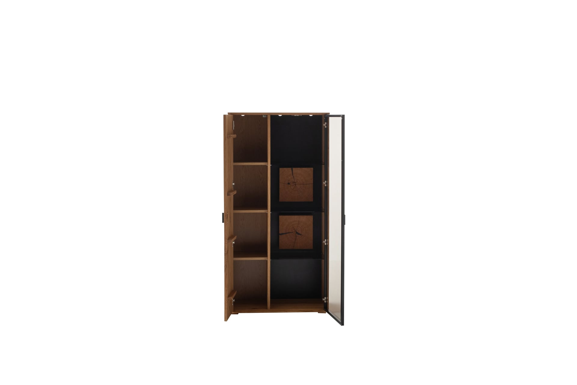 CASAVANTI Highboard ASSINI 78x156 cm Ast/Balkeneiche