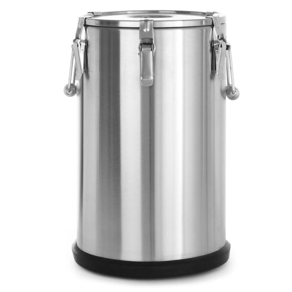 Termisk termosbeholder i stål for transport av mat, 35L - Hendi 710302