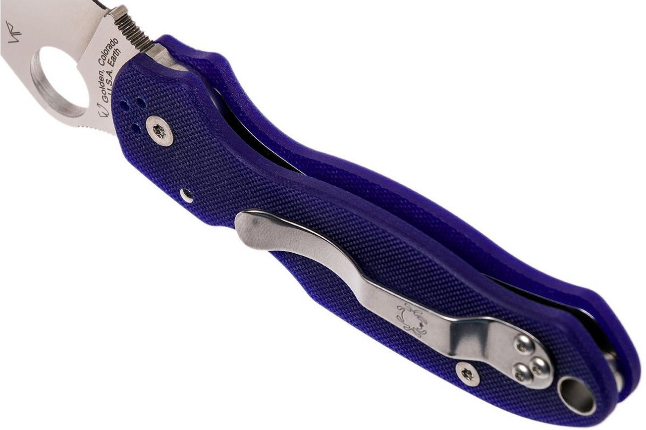Spyderco Para 3 S110V Dark Blue C223GPDBL zakmes