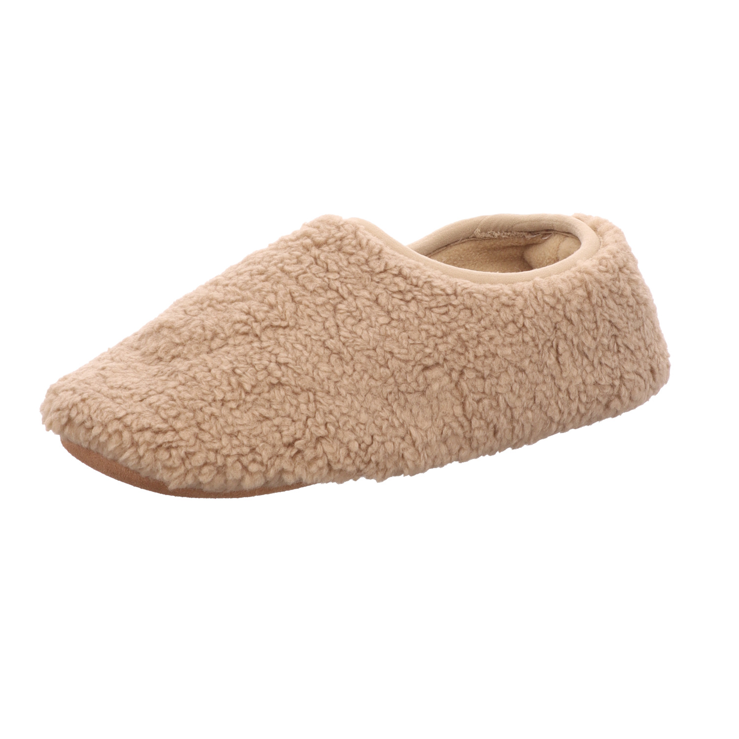 OOG Damen-Hausschuh mit Warmfutter Khaki-Beige