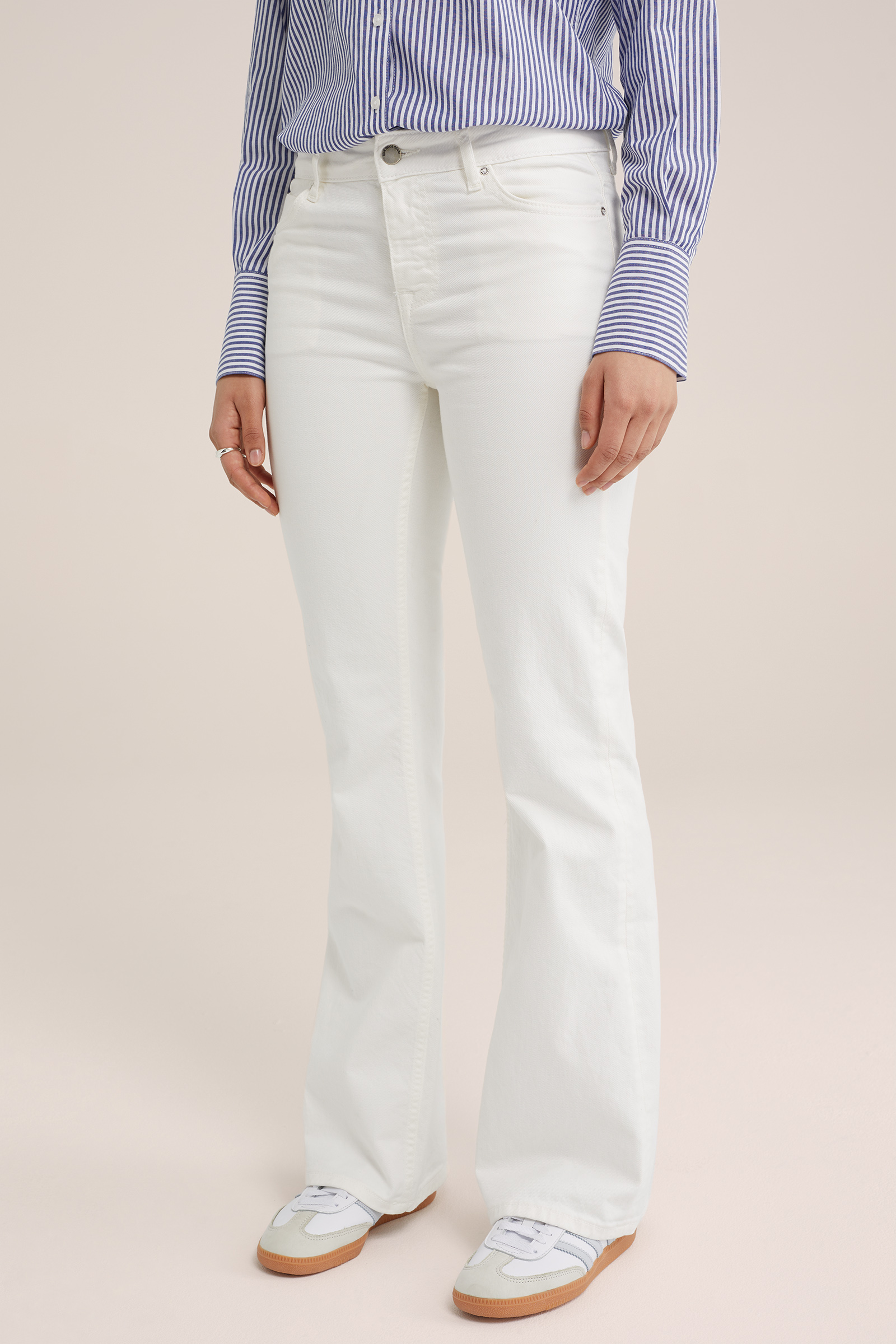 flared jeans Blue Ridge Gebroken wit