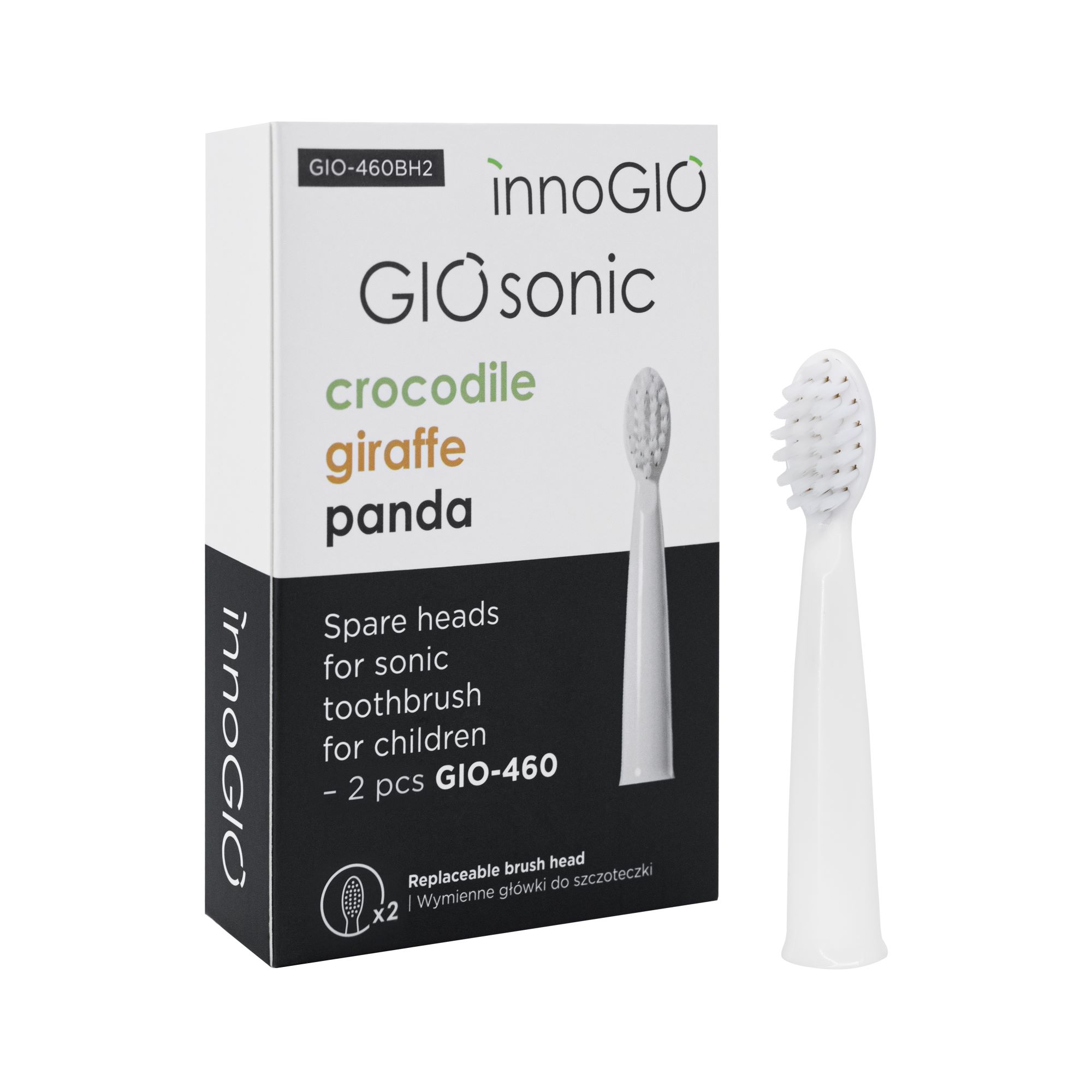 INNOGIO USB Ersatzzahnbürste<br>2 Stück