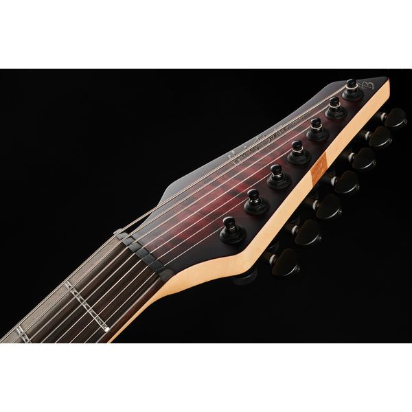 Harley Benton Amarok-7 BKRD Quilted Burst