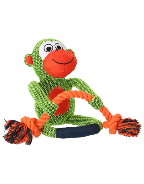 Adori Hondenspeeltje Aap\/Eend - Hondenspeelgoed - 37\/45 cm Assorti