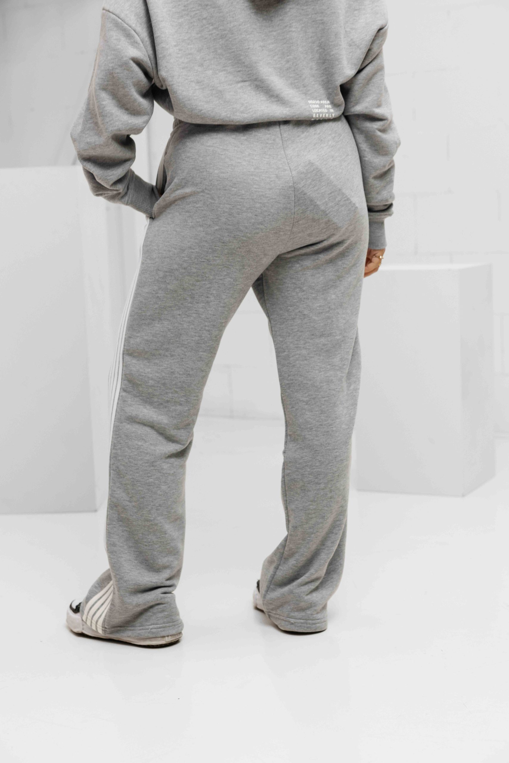Hillside Stripe Trainingspak Dames Grijs