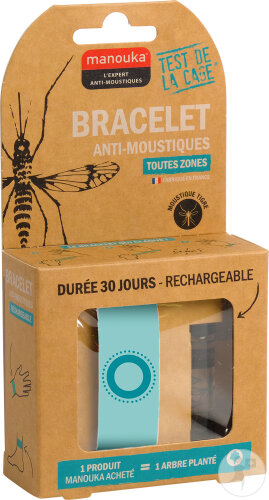 Manouka Bracelet Uni Turquoise 1 Pièce + Recharge 6ml