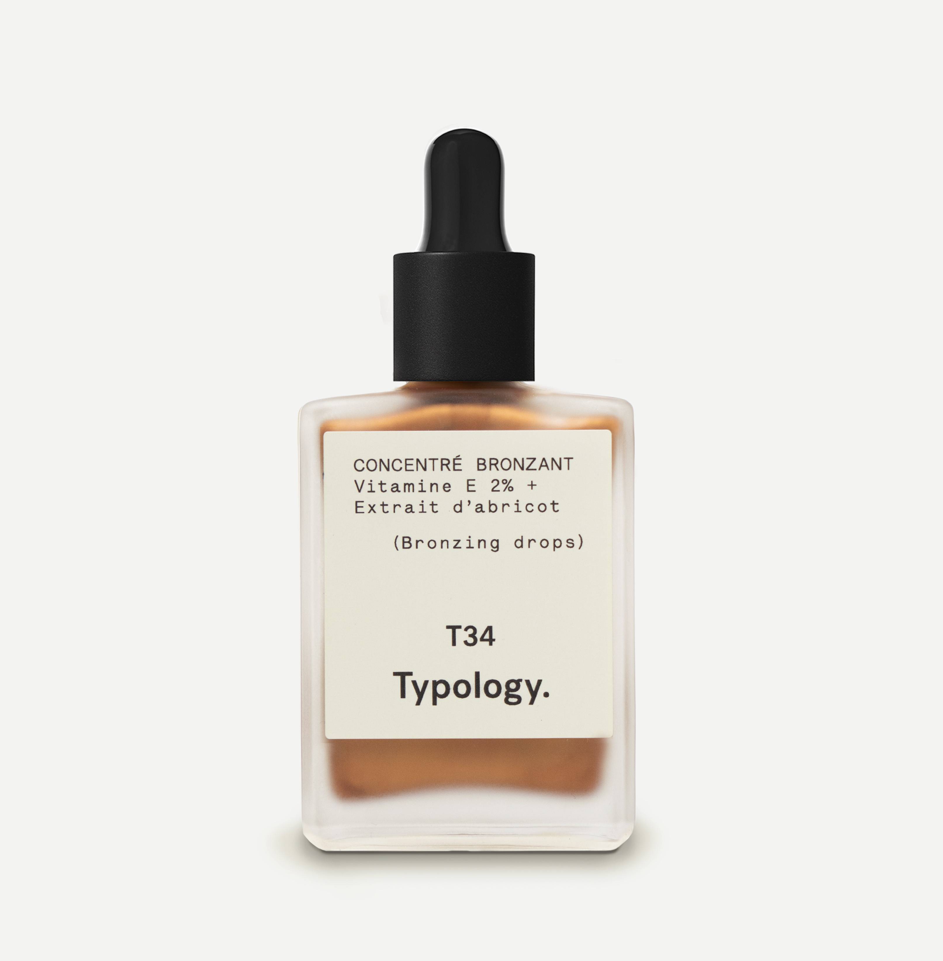 T34 - Concentré bronzant<br>Vitamine E 2% + Extrait d'abricot