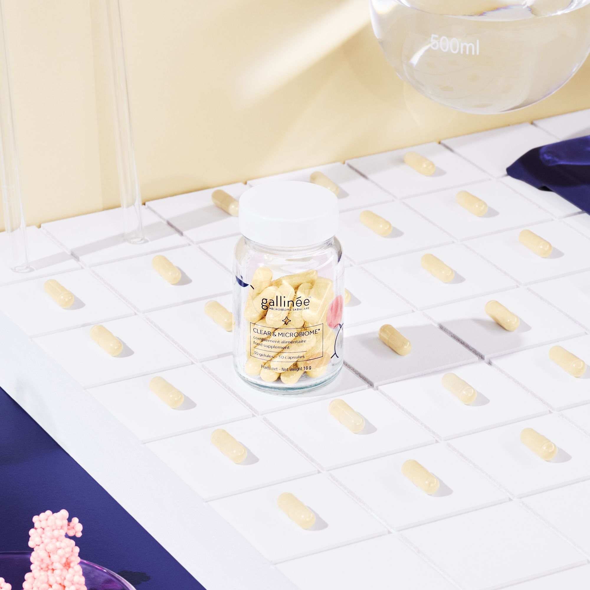 Gallinée Clear & Microbiome - Ein Supplement speziell für zu Akne neigender Haut