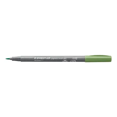 STAEDTLER® pigment brush pen 371 - olivgrün