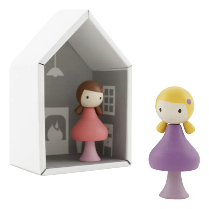 Clicques Personnages en bois Lucy & Maggie