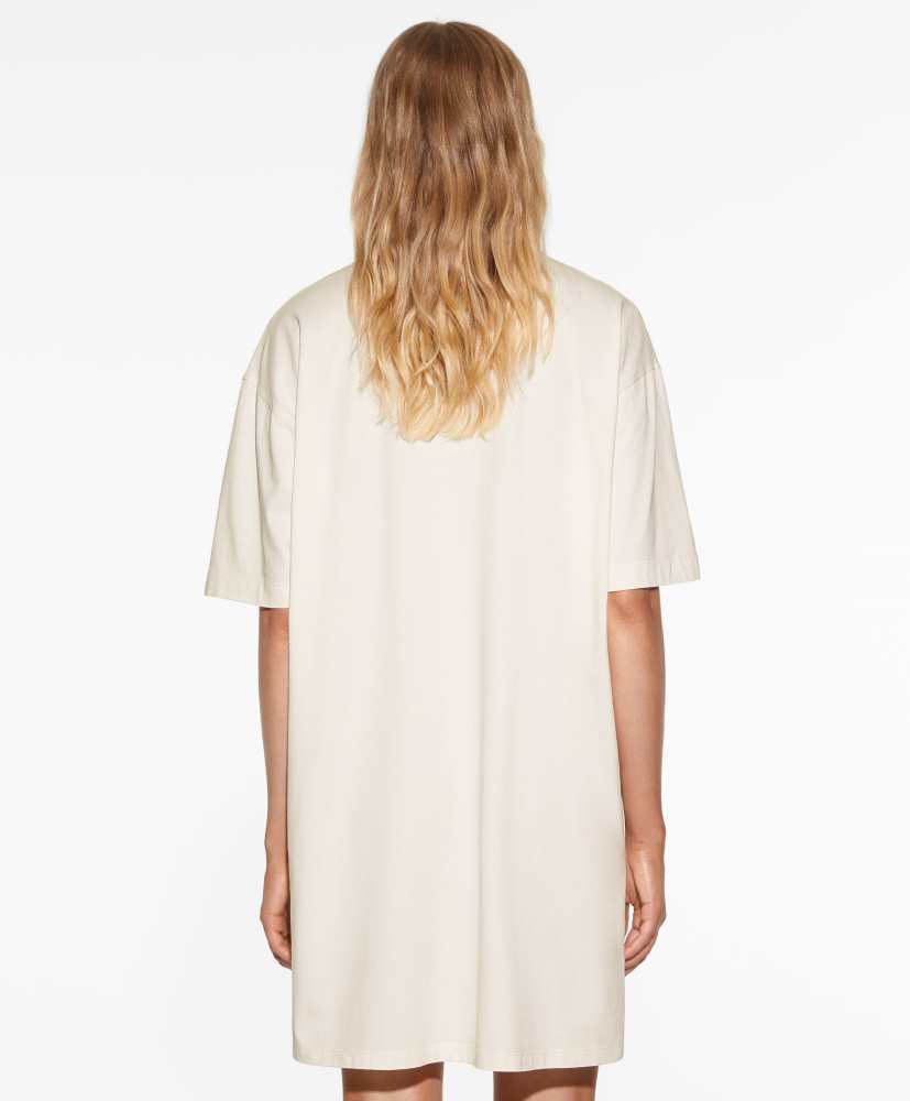 Camiseta longa, 100% algodão lavado