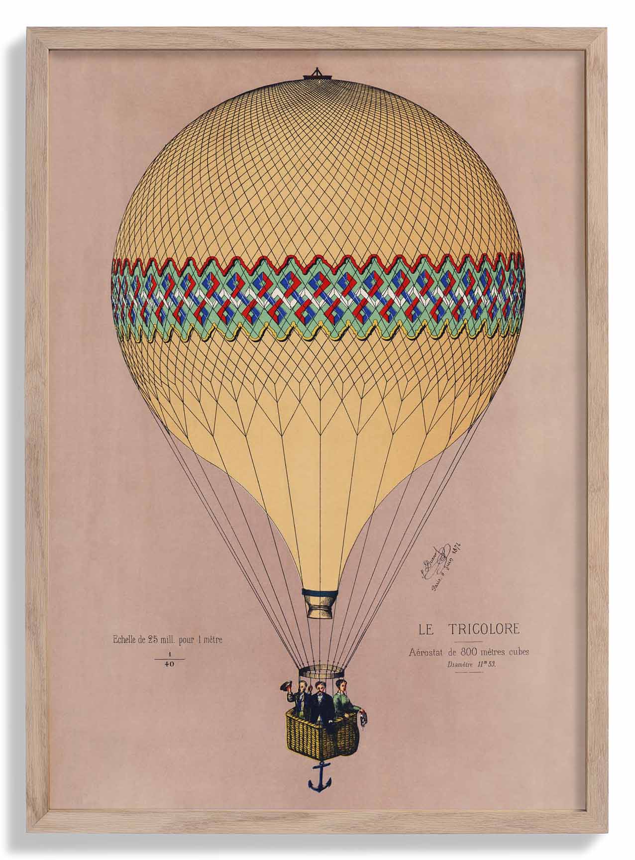 Ballon Tricolore Rosa