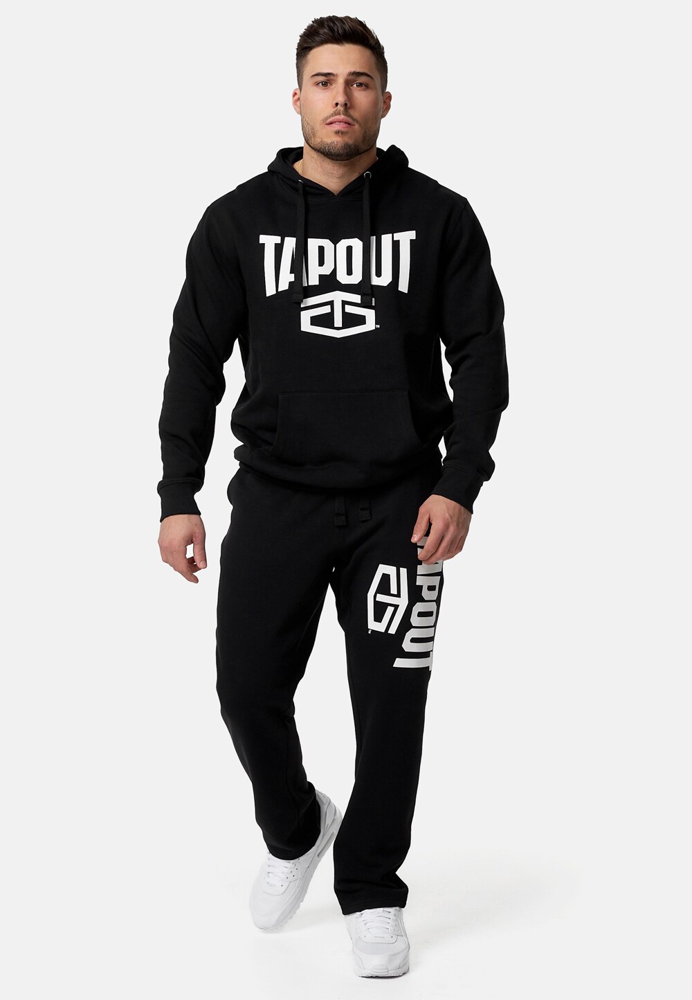 Tapout Herren Kapuzensweatshirt normale Passform ACTIVE BASIC HOODIE