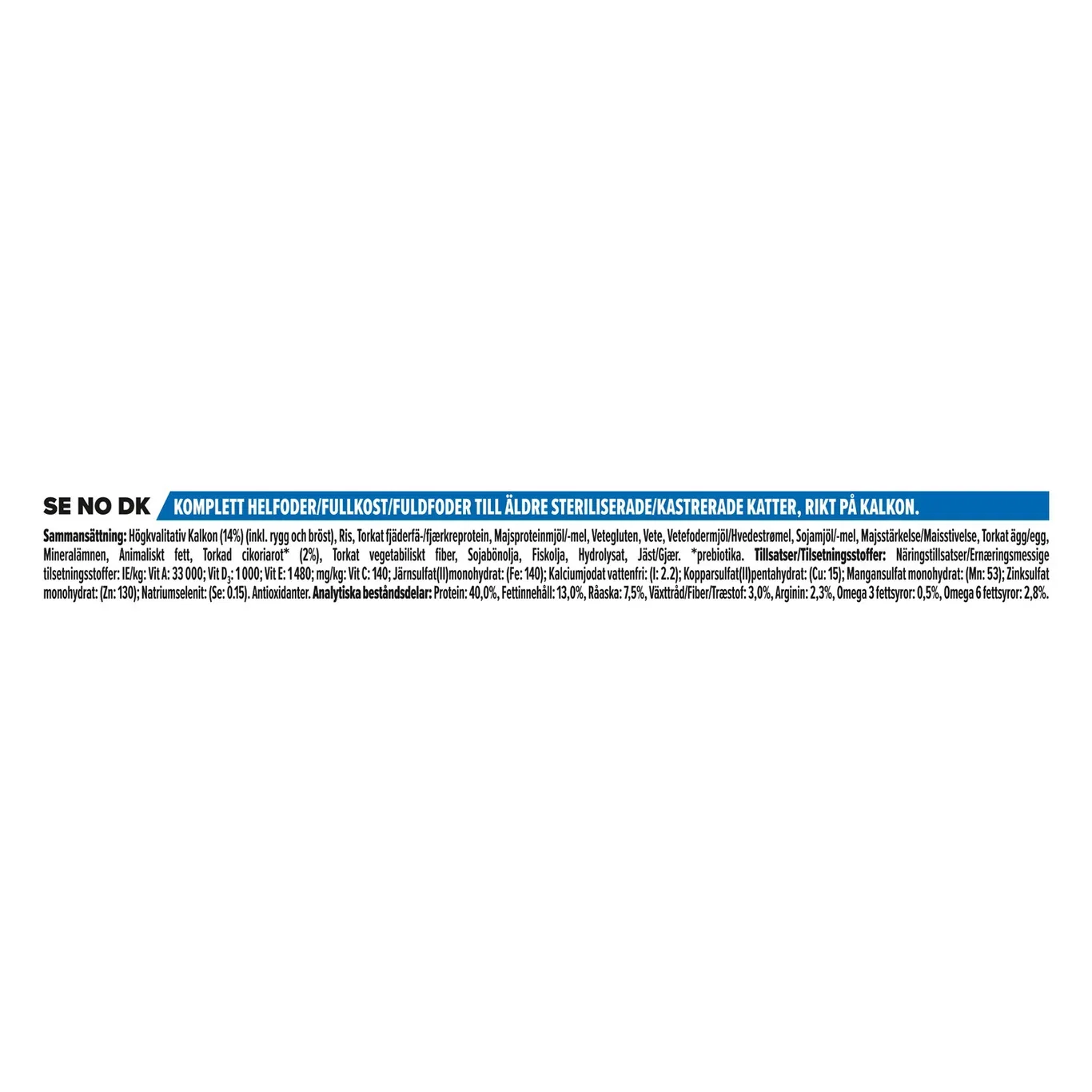 Pro Plan PRO PLAN® Sterilised Senior 7  Longevis 10kg 10 kg