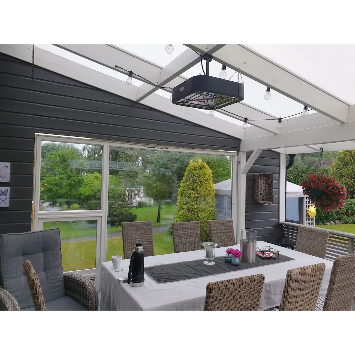 Provida Flexi 2000W terrassevarmer PVMAF2000BLK (sort)
