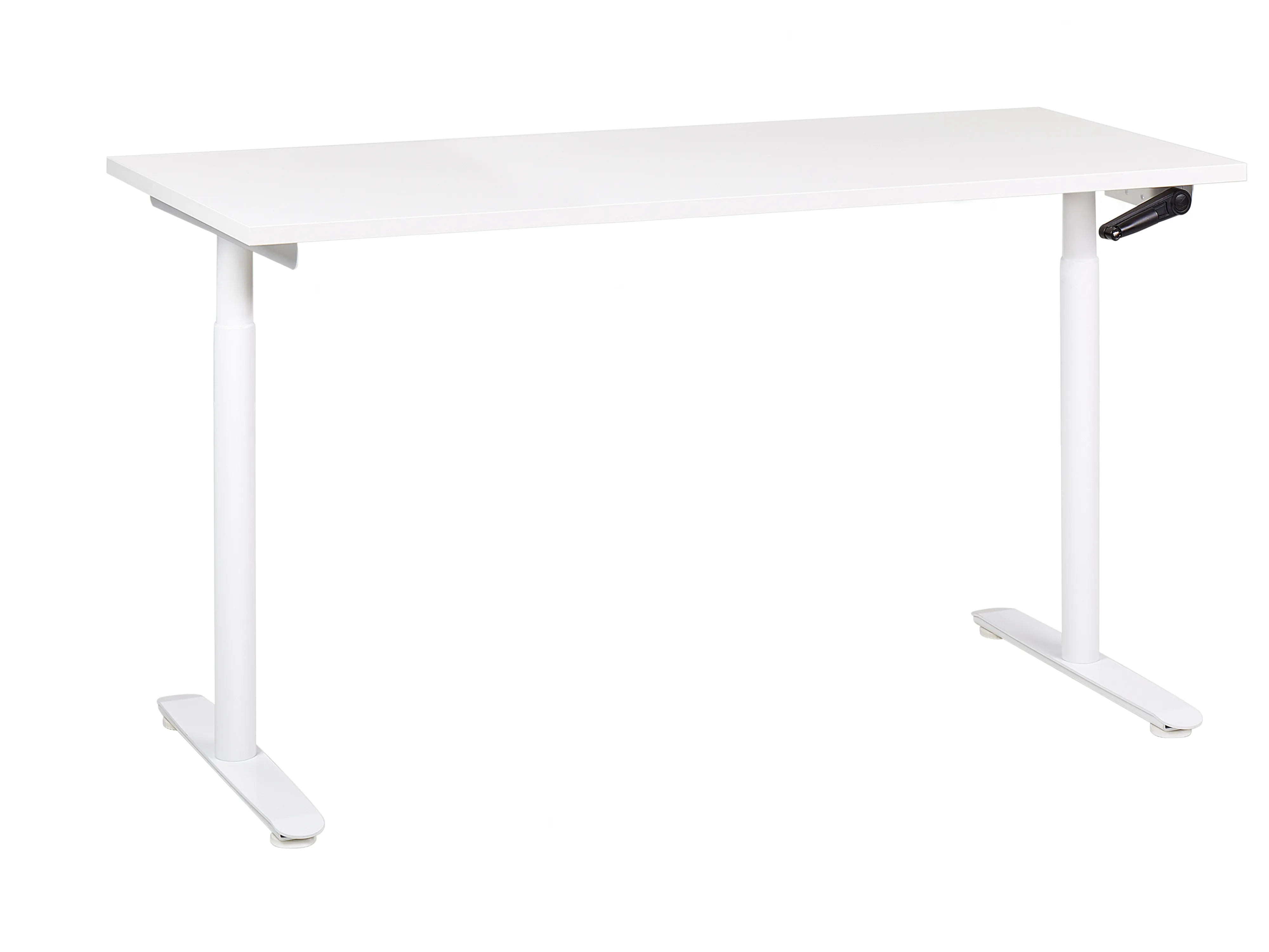 Handmatig verstelbaar sta-bureau DESTINAS Wit 160 cm 72 cm
