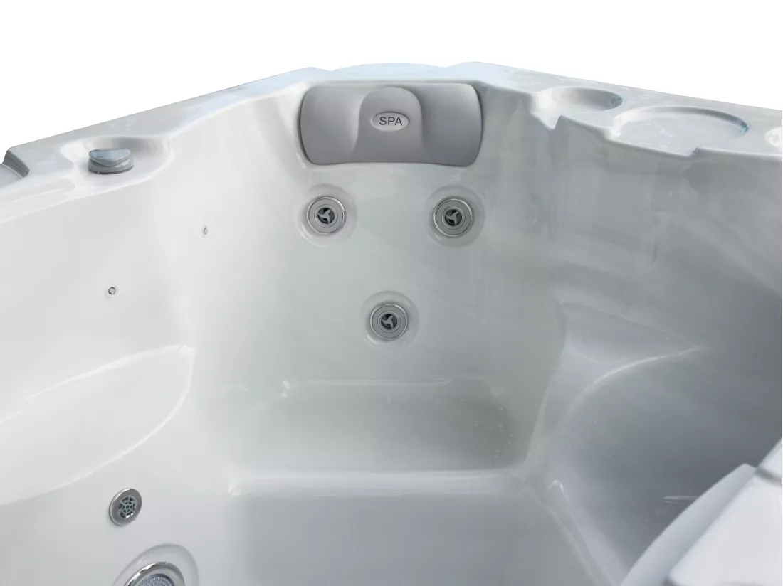 SPA 4 places blanc perlé - 16 jets - L210 x P152 x H76 cm - Système BALBOA - LULA IV