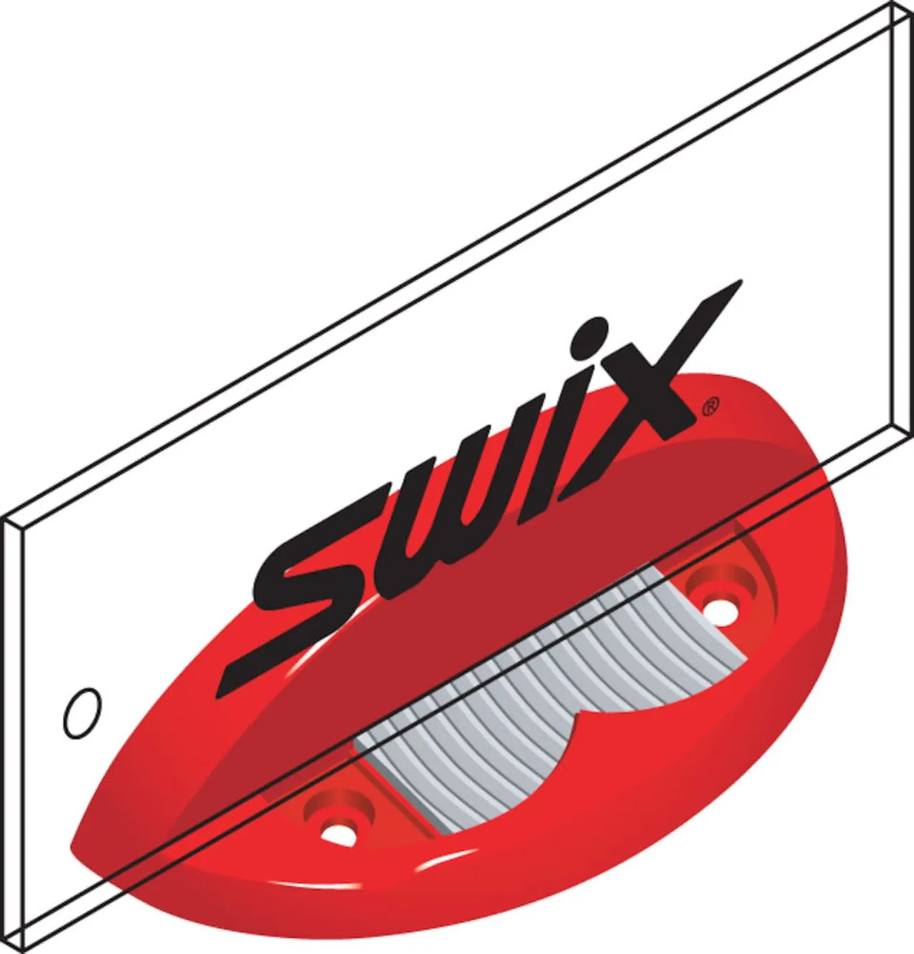 Swix T408 Sharpener plexi, 40mm Red