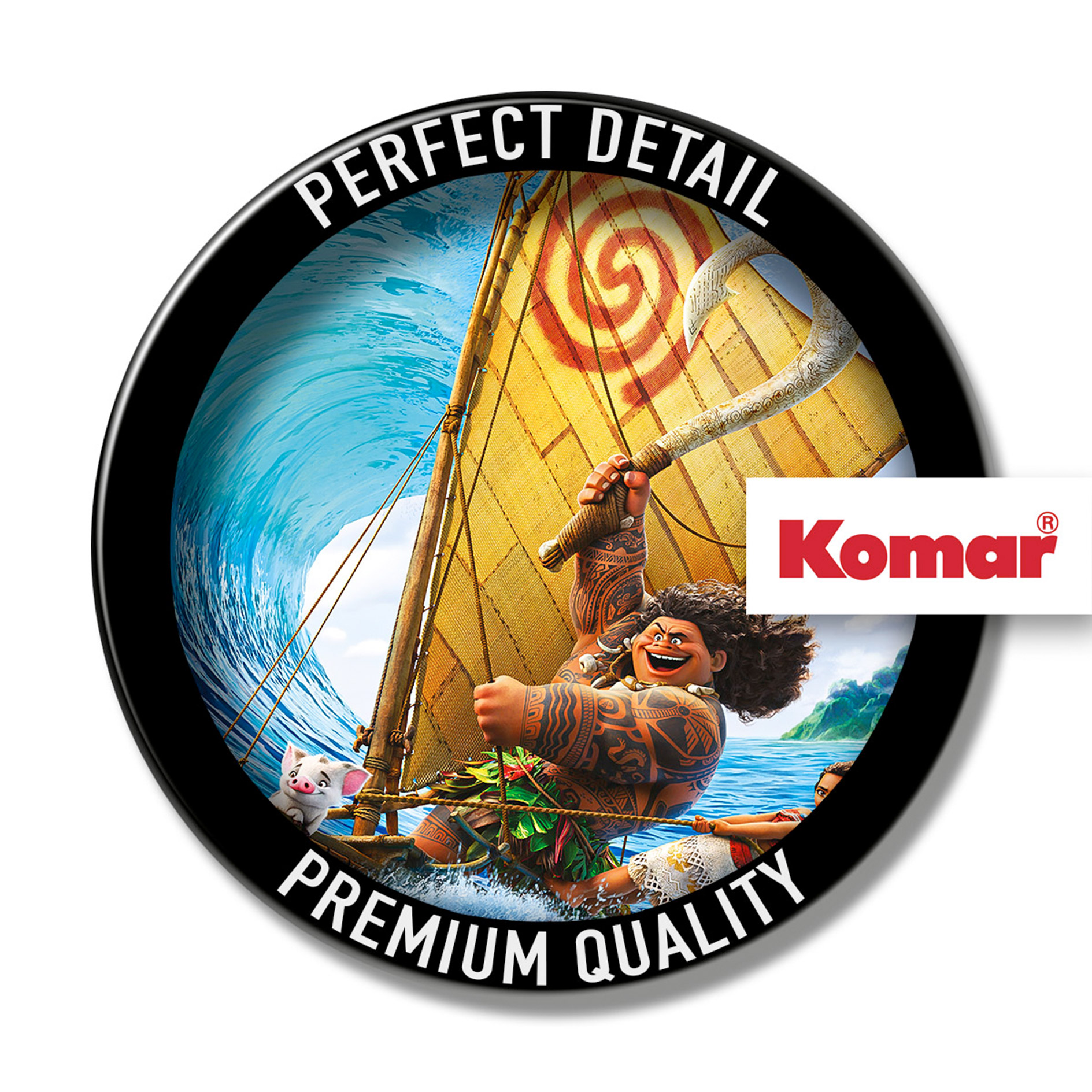 Vlies Fototapete MOANA RIDE THE WAVE - bunt - 200x280 cm