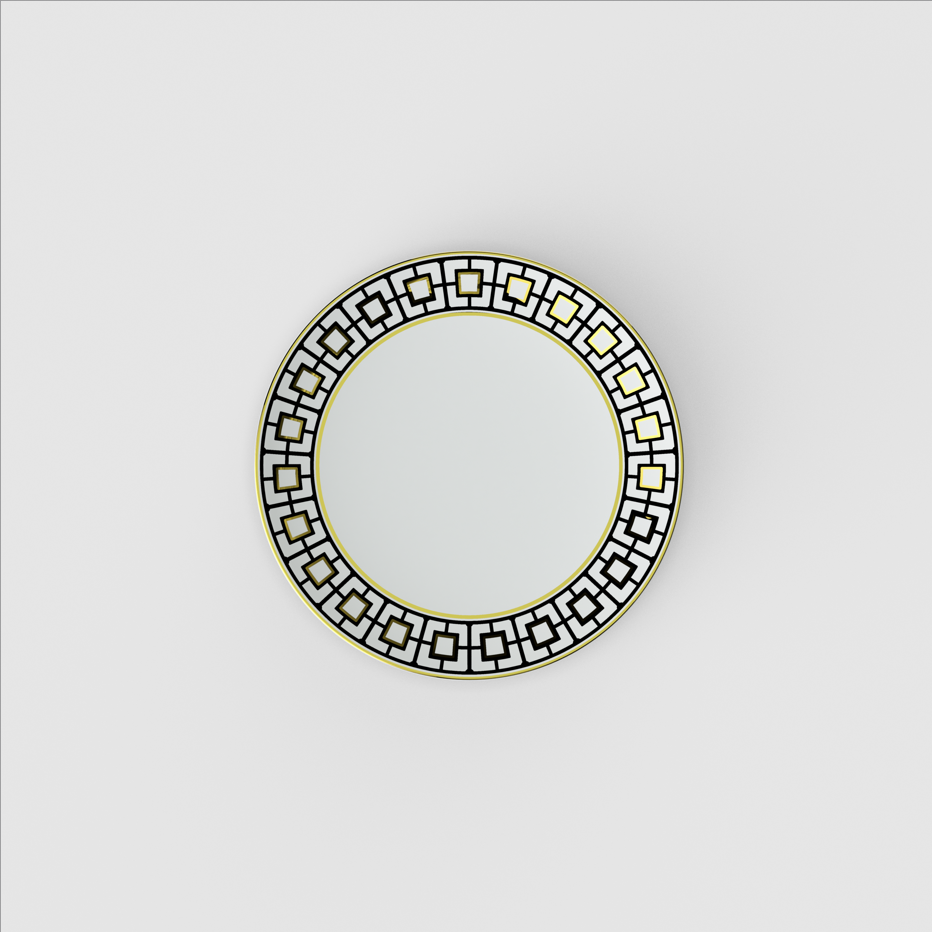 MetroChic Bread plate Multi-colored, 6.3'', Premium Bone Porcelain