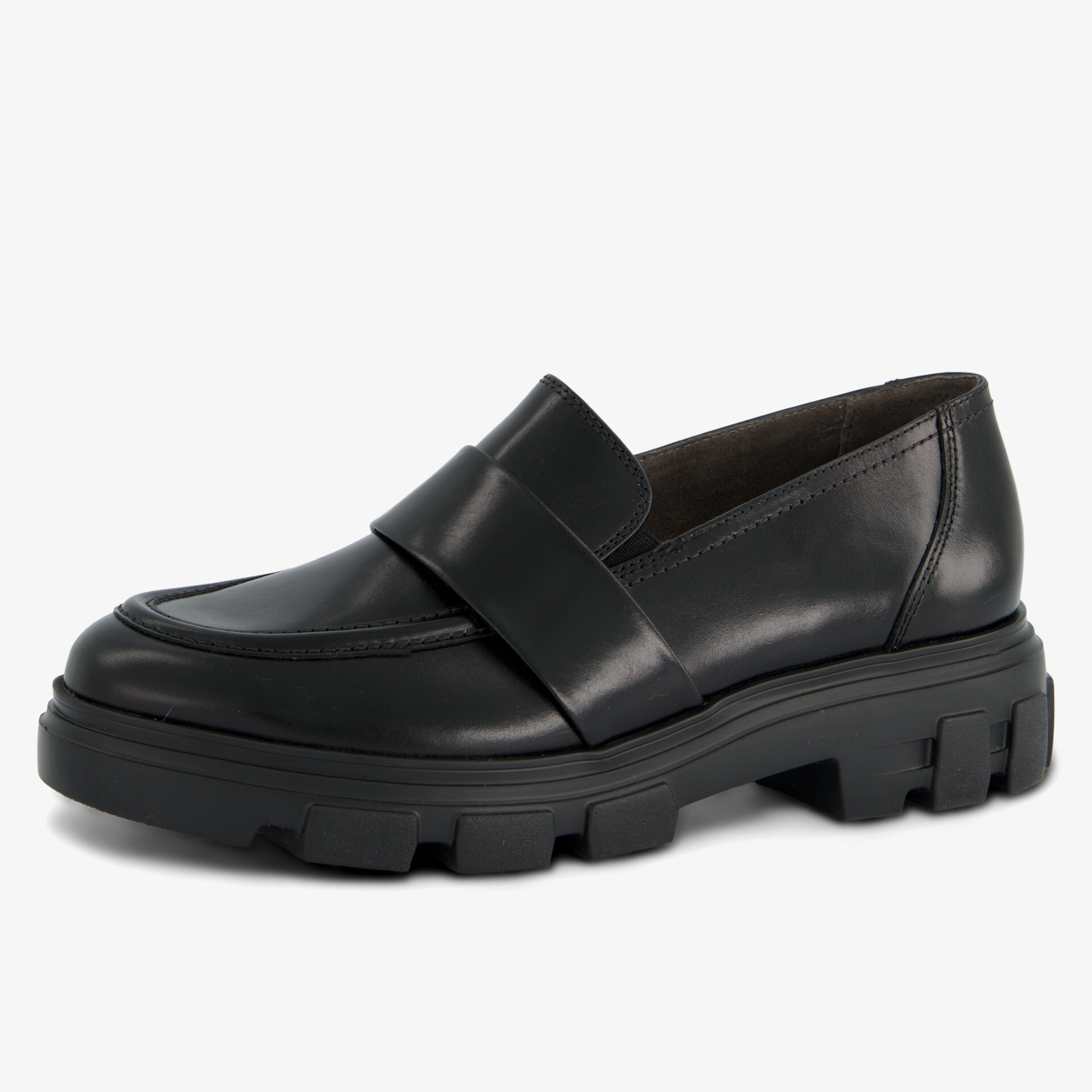 paul green Damen Loafer schwarz