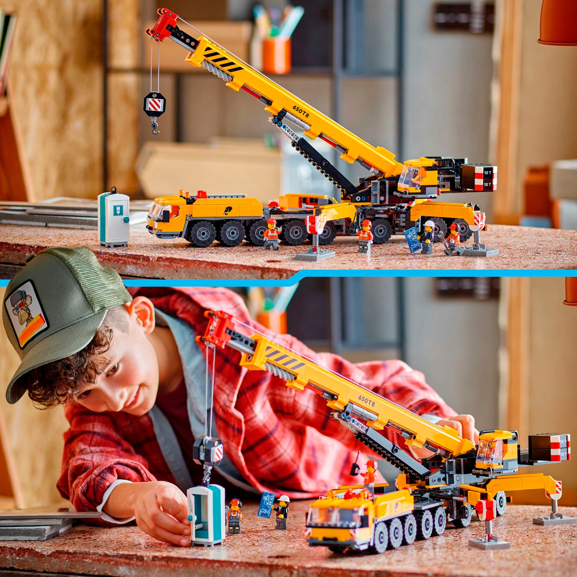 LEGO Konstruktionsspielzeug City Mobiler Baukran