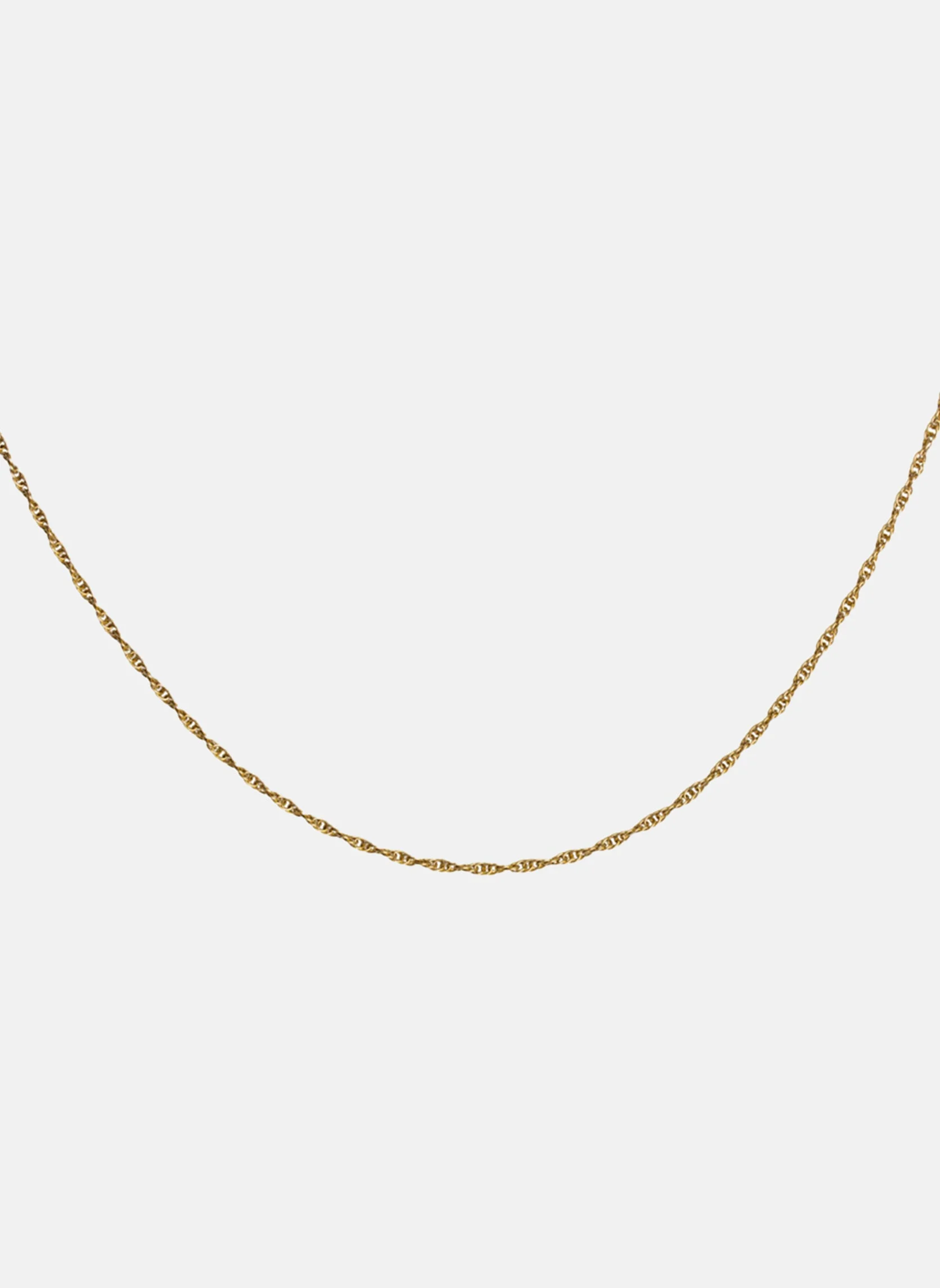 HORIZON - Collier chaîne horizon | Doré
