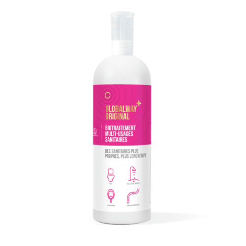 Globalway plus original 1L Nettoyant probiotique multi-usages sanitaires HTS BIO