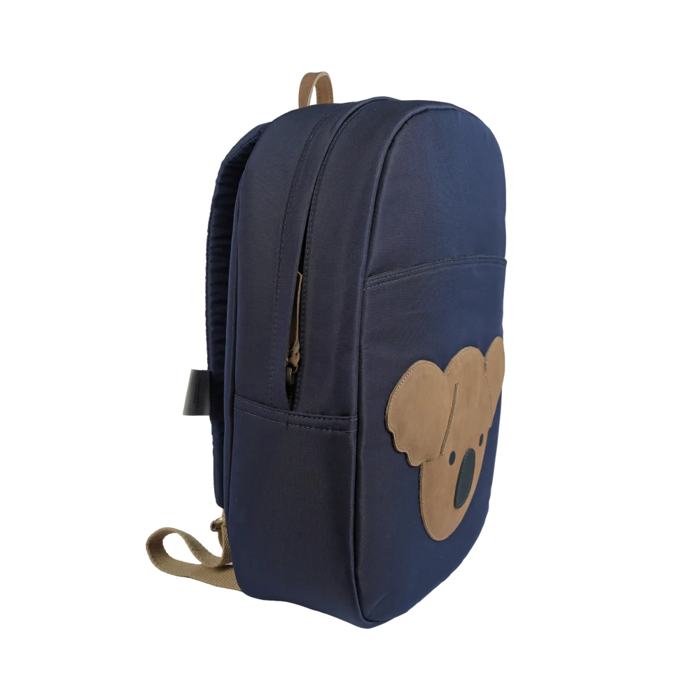 Pibbe Schoolbag | Koala | Navy Taslan