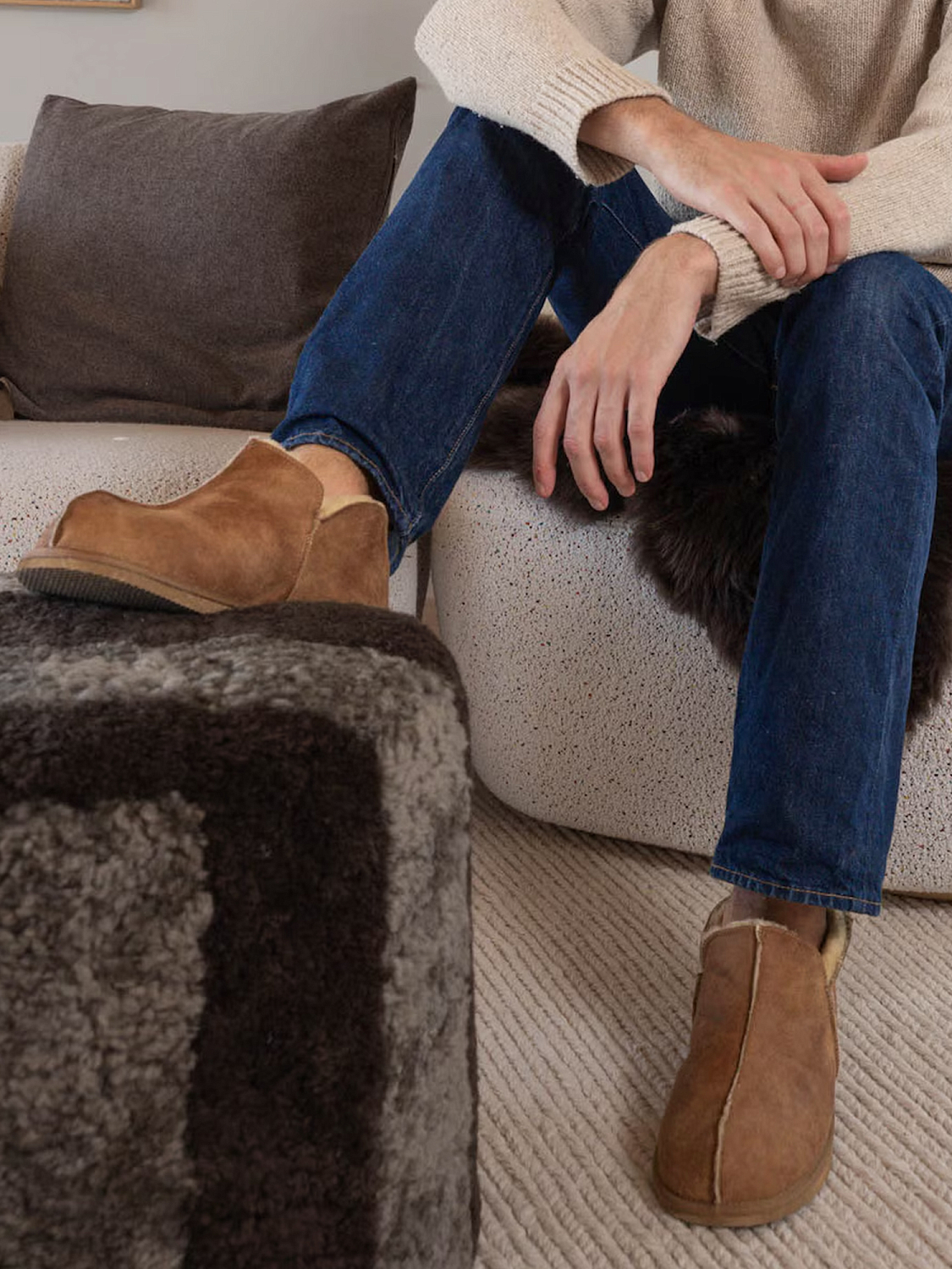Shepherd Anton Sheepskin Slippers