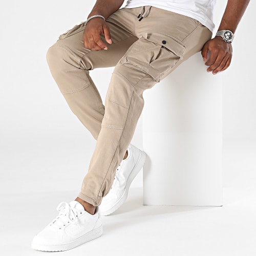 Pantalon Cargo Beige Foncé