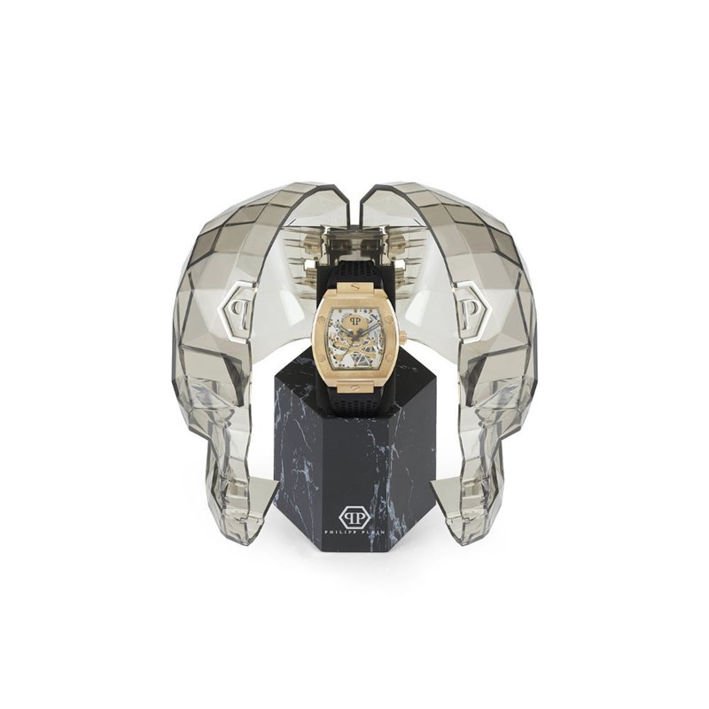 Montre Philipp Plein - The Skeleton doré jaune
