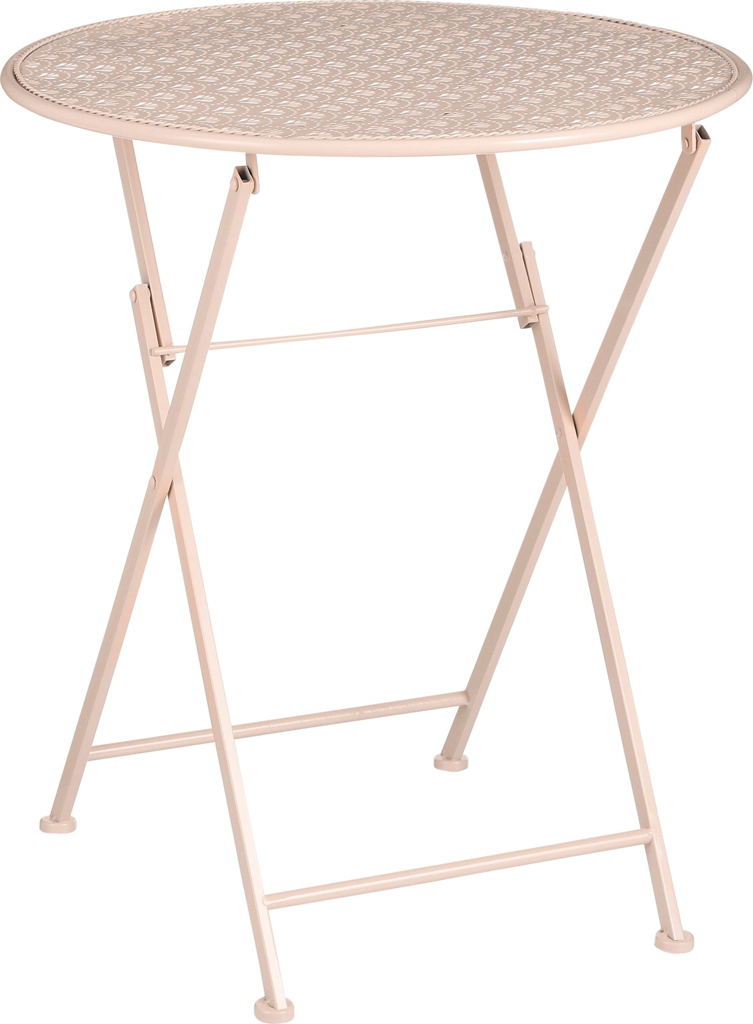 Mica Decorations bistrotafel Yentl roze D 60 H 70 cm