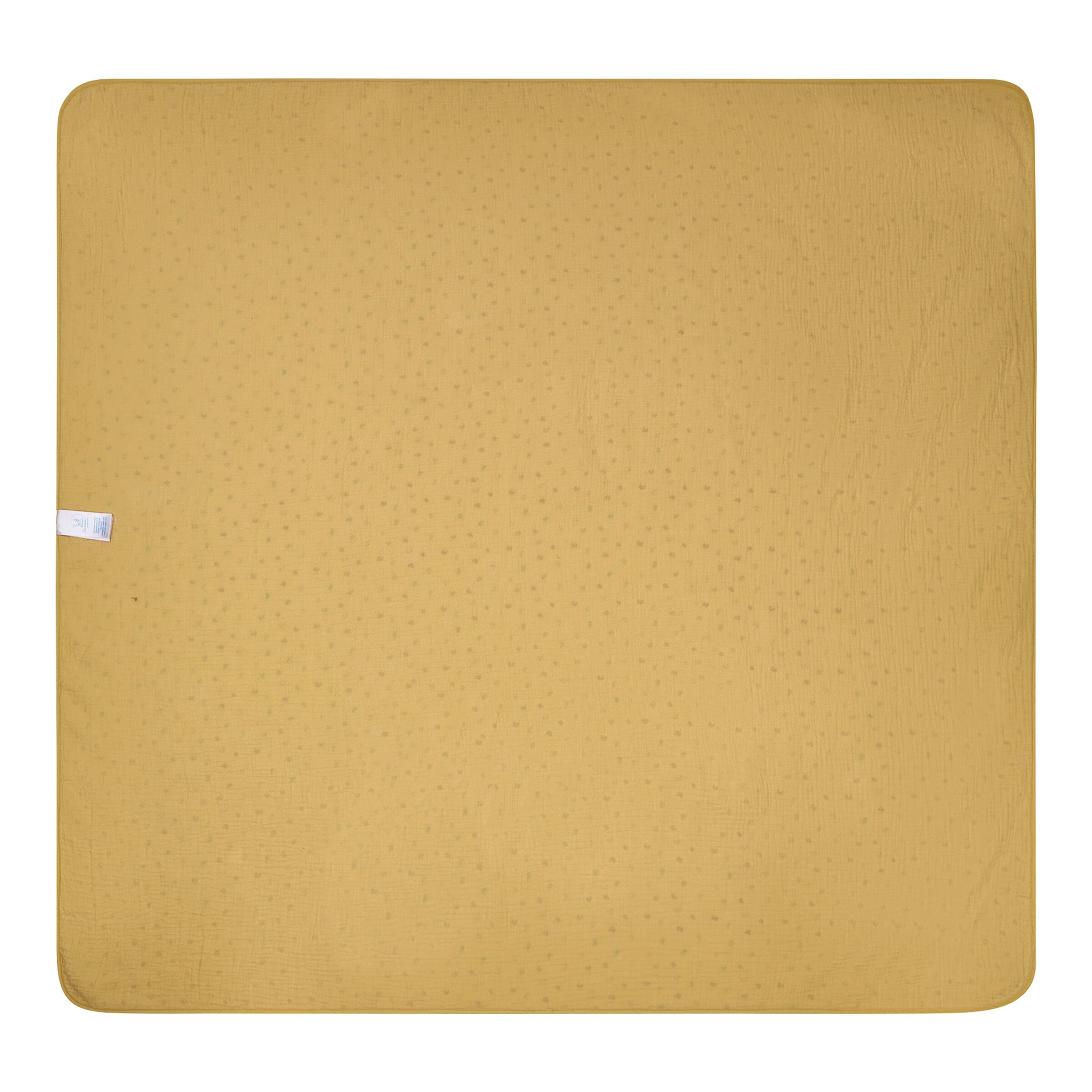 Sterntaler Babydecke Musselin 120x120 cm gelb / Safari