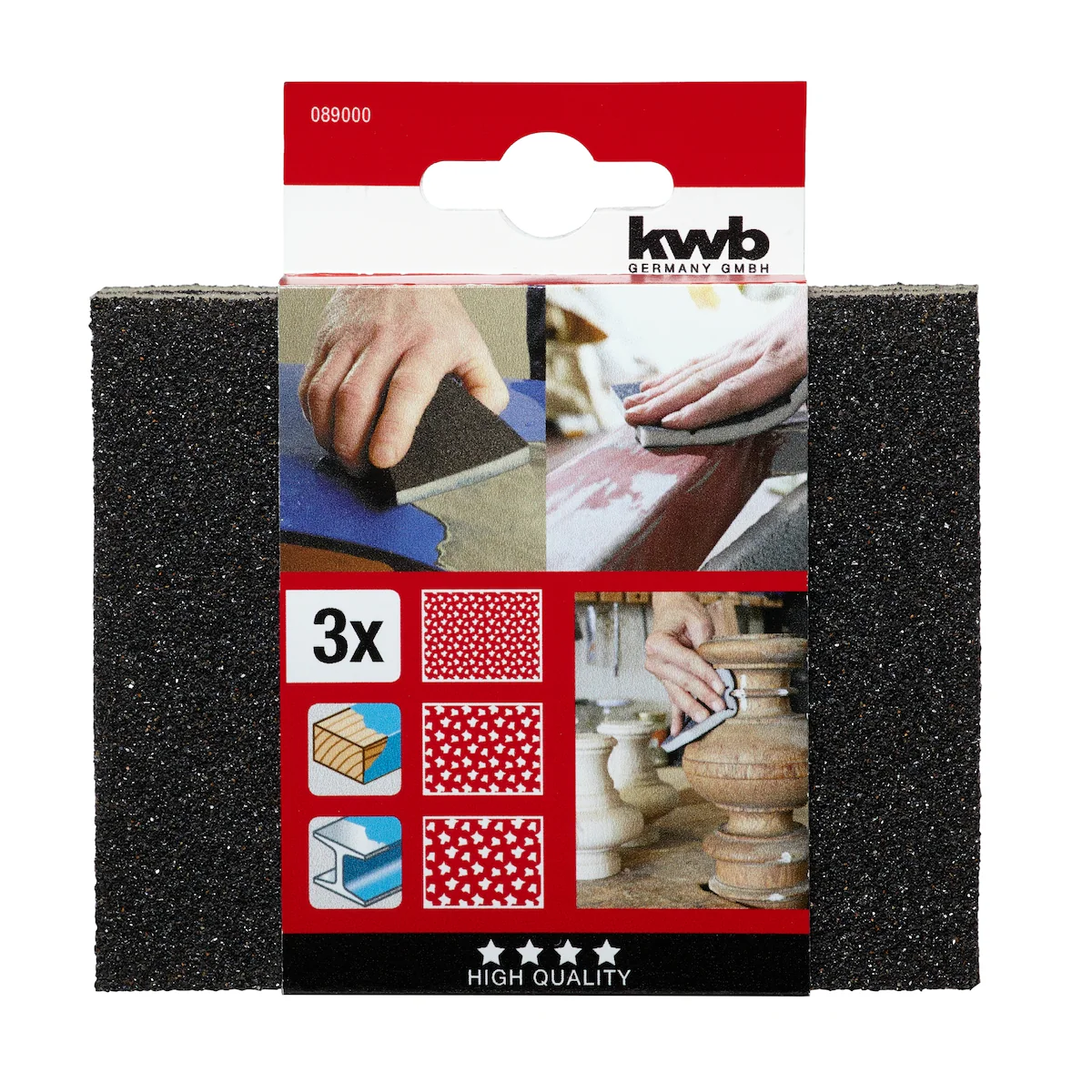 3 slipesvamper, assortert