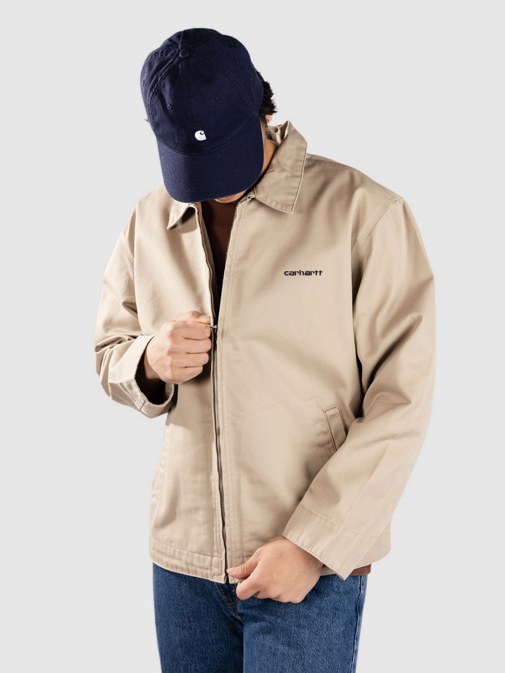 Carhartt WIP Module Script Jacket wall/black/rinsed