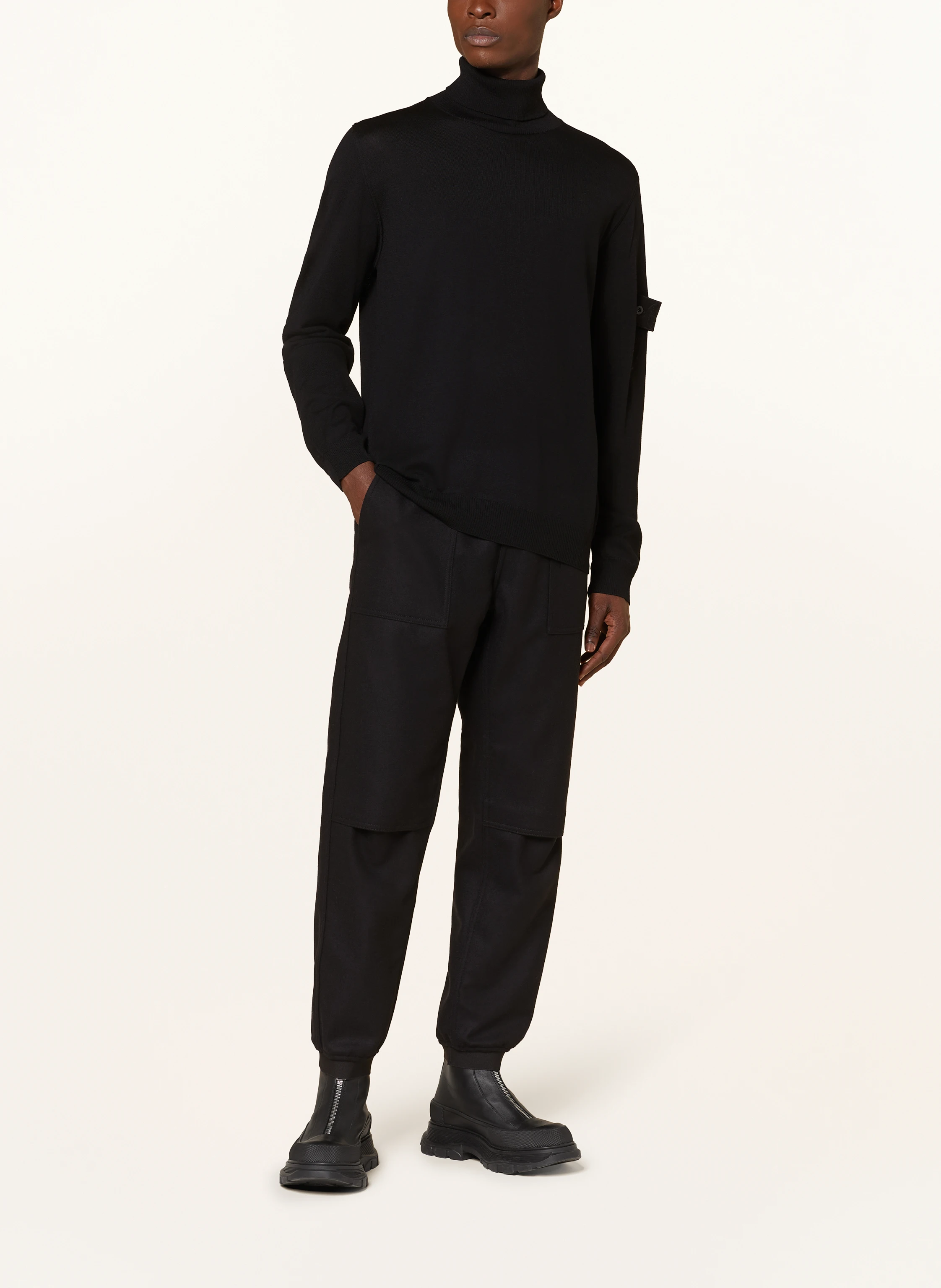 STONE ISLAND Rollkragenpullover GHOST